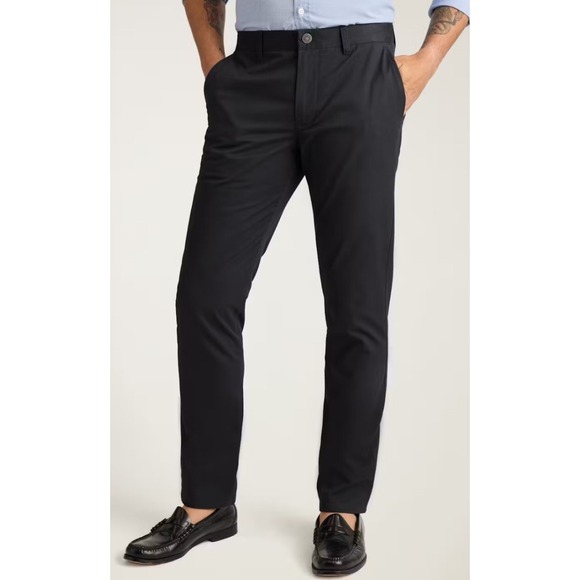 Bonobos Mens Straight Fit Washed Chino Pants Navy Blue Size 32x32